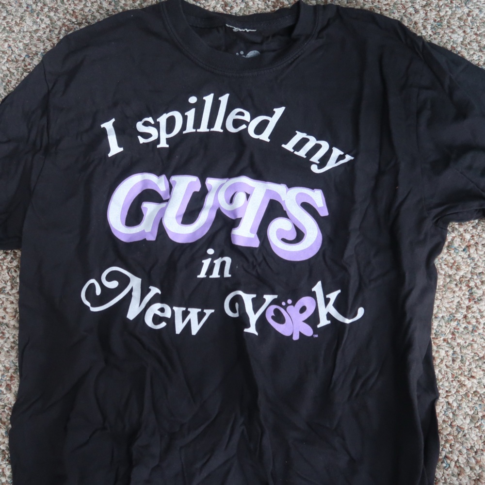 Olivia Rodrigo shirt from Guts Gallery 9/8/23